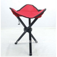 silla plegable de tres patas para la vida de pesca